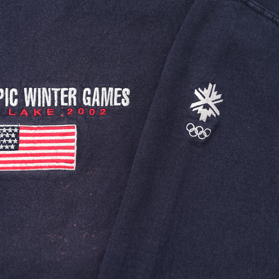 Vintage 2002 Olympic Winter Games Sweater Medium 