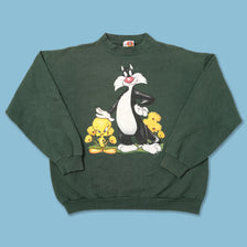 Vintage Tweety & Sylvester Sweater Medium 