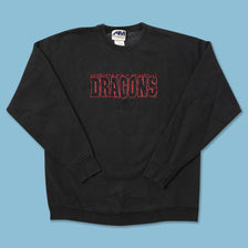 Vintage Moorhead Dragons Sweater Large 