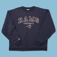 Vintage Reebok Rams Sweater Large 