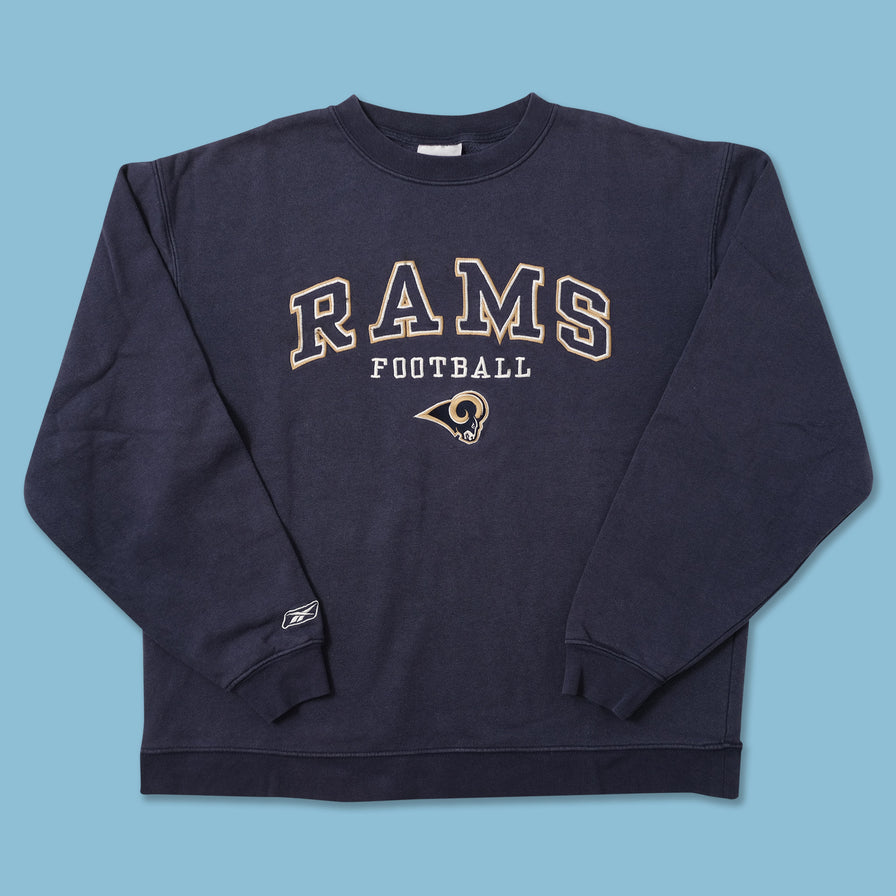 Vintage Reebok Rams Sweater Large 