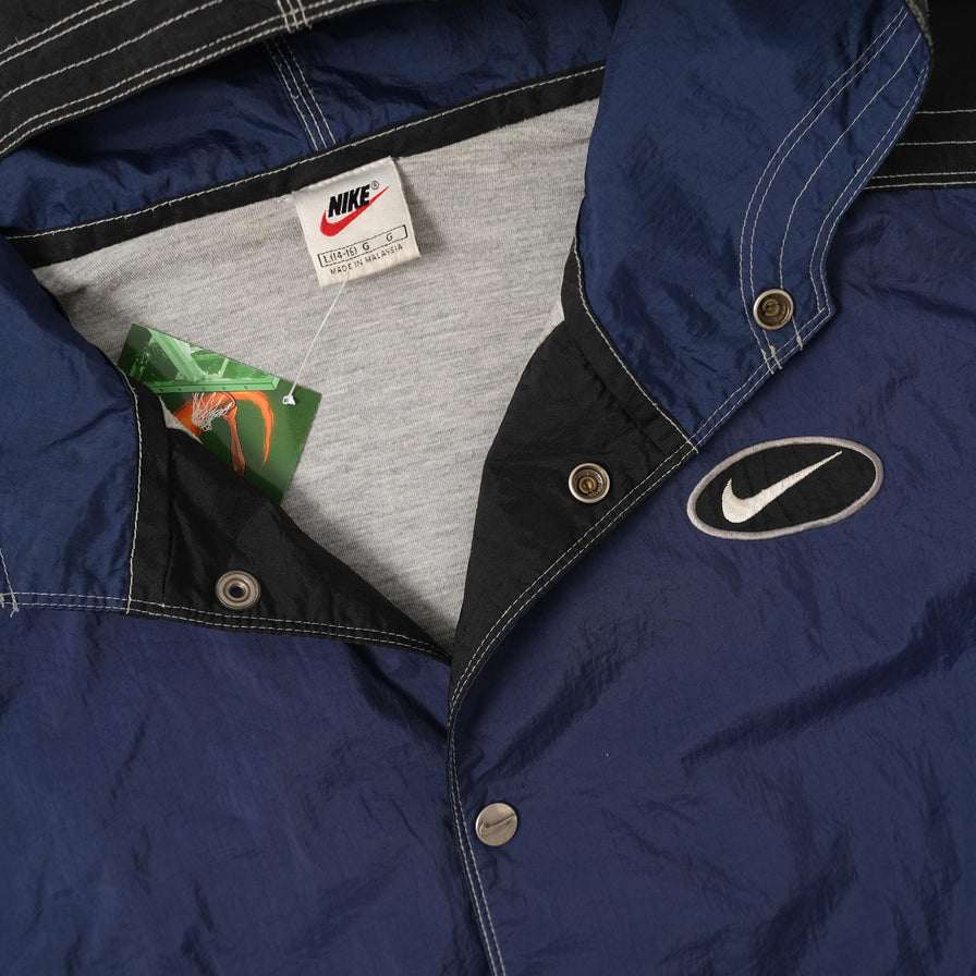 Vintage Nike Hooded Light Jacket Large 