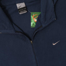 Vintage Nike Mini Swoosh Q-Zip Fleece Large 