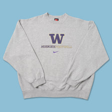 Vintage Nike Washington Huskies Sweater Large 