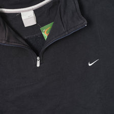 Vintage Nike Mini Swoosh Q-Zip Sweater XLarge 