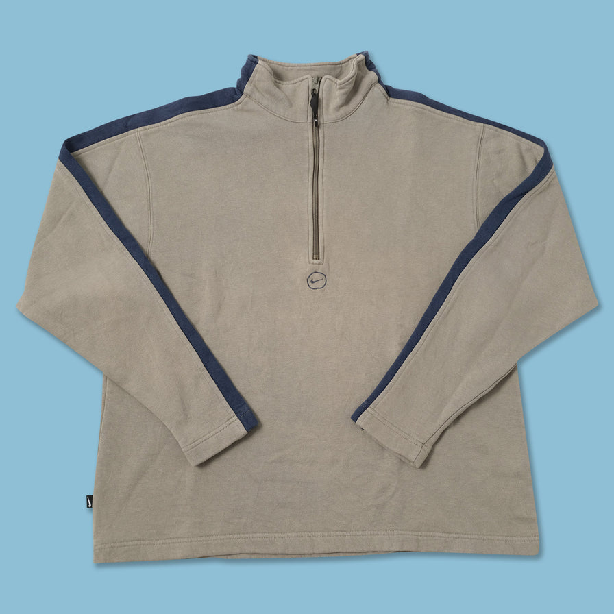 Vintage Nike Q-Zip Sweater Large 