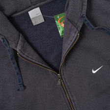 Vintage Nike Mini Swoosh Zip Hoody XXLarge 