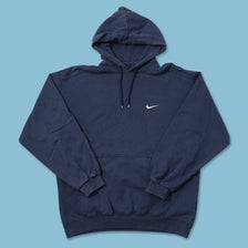 Vintage Nike Mini Swoosh Hoody Large 