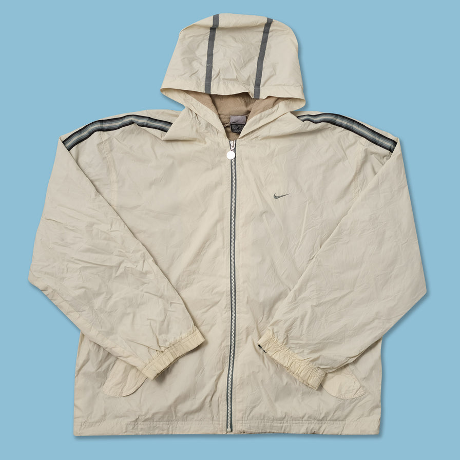 Vintage Nike Hooded Track Jacket Large 