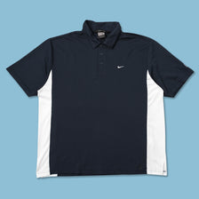 Vintage Nike Running Polo Large 
