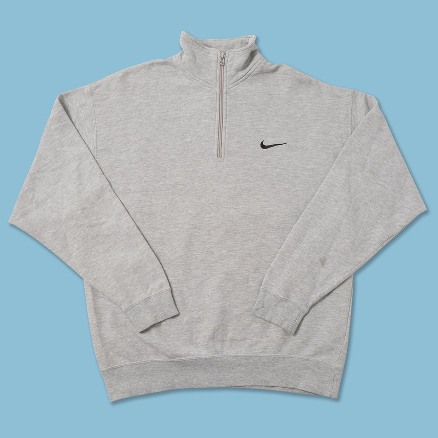 Vintage Nike Mini Swoosh Q-Zip Sweater Large 