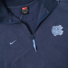 Vintage Nike North Carolina Q-Zip Sweater Large 