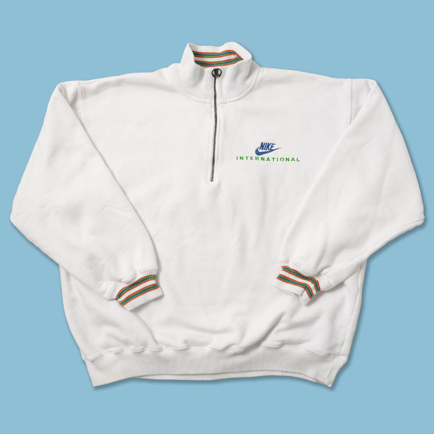 Vintage Nike International Q-Zip Sweater 