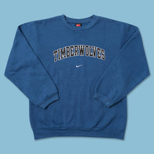 Vintage Nike Timberwolves Sweater Small 