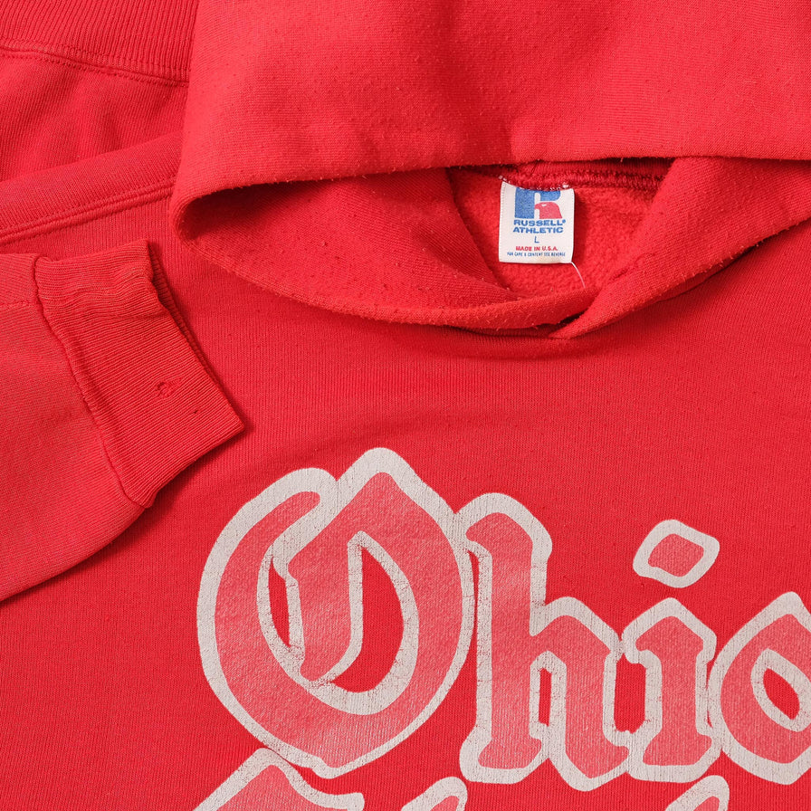 Vintage Russell Athletic Ohio State Hoody Large 