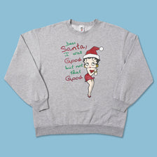 Vintage Betty Boob Christmas Sweater Large 