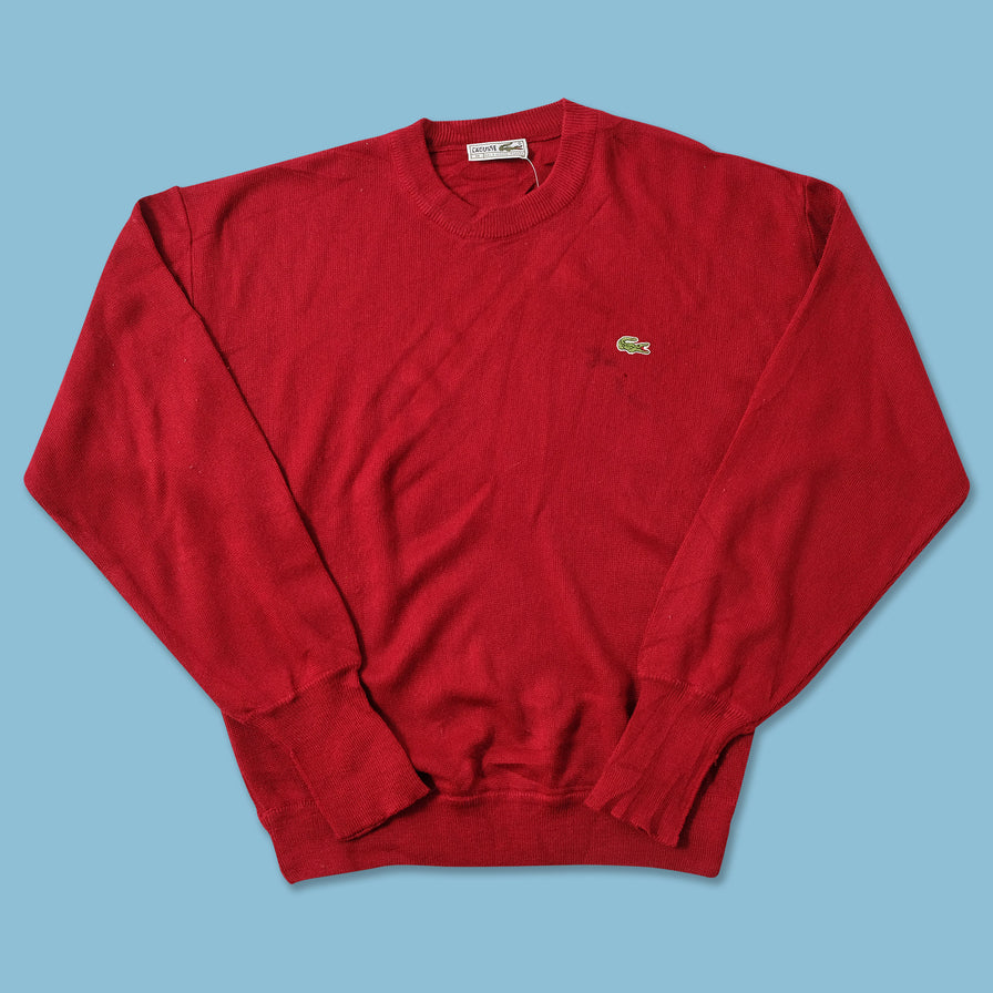 Vintage Lacoste Knit Sweater Medium 
