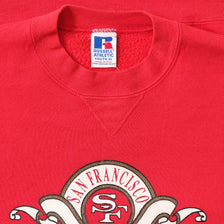 Vintage Women's Russell Athletic 49ers Sweater XSmall 