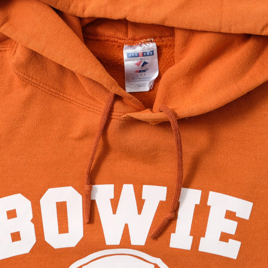 Vintage Bowie Baseball Hoody Large 
