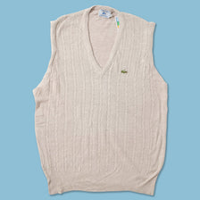Vintage Izod Lacoste Knit Vest Large 