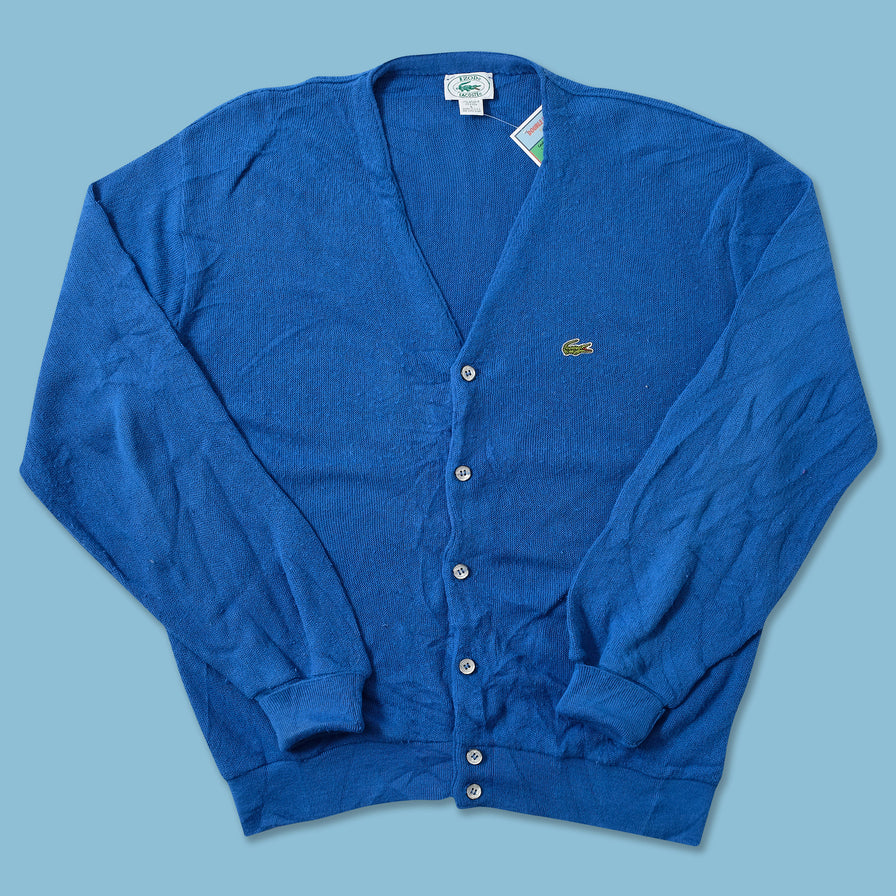 Vintage Izod Lacoste Knit Cardigan Large 
