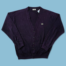 Vintage Lacoste Knit Cardigan XLarge 