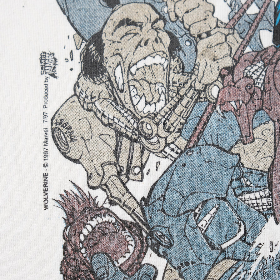 1997 Wolverine Marvel Comics T-Shirt Medium 