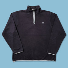 Vintage Fred Perry Q-Zip Sweater Large 