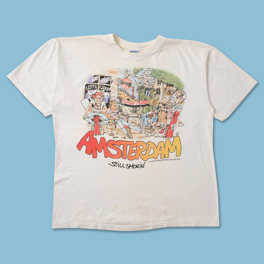 Vintage Amsterdam Smoking T-Shirt XLarge 