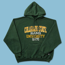 Vintage Russell Athletic Colorado State Hoody Large 