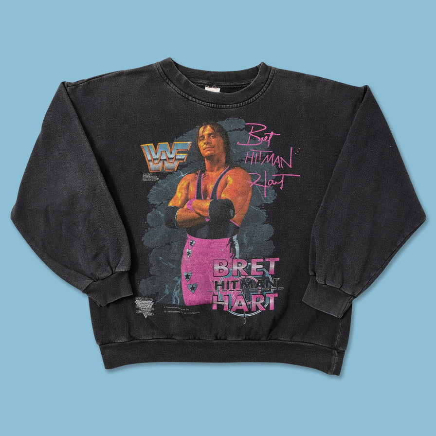 Vintage Women's Bret Hitman Hart Sweater Medium 