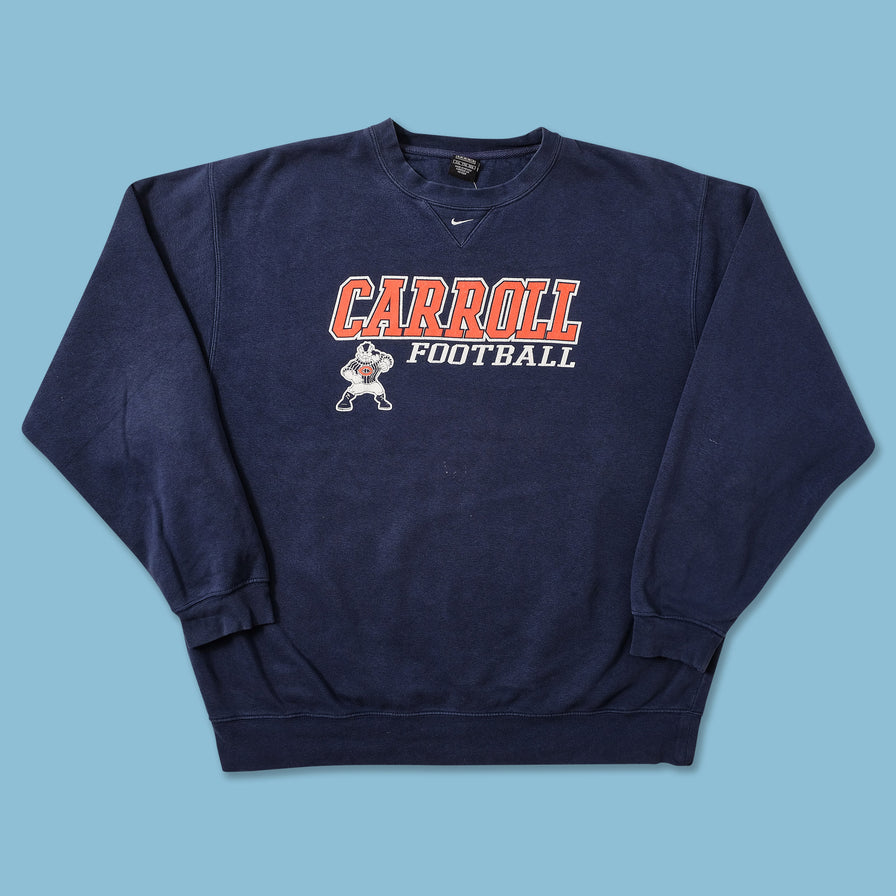 Vintage Nike Carroll Football Sweater XXLarge 