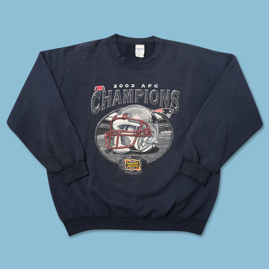 Vintage 2003 New England Patriots Sweater XLarge 
