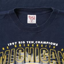 Vintage 1997 Michigan Wolverines T-Shirt Medium 
