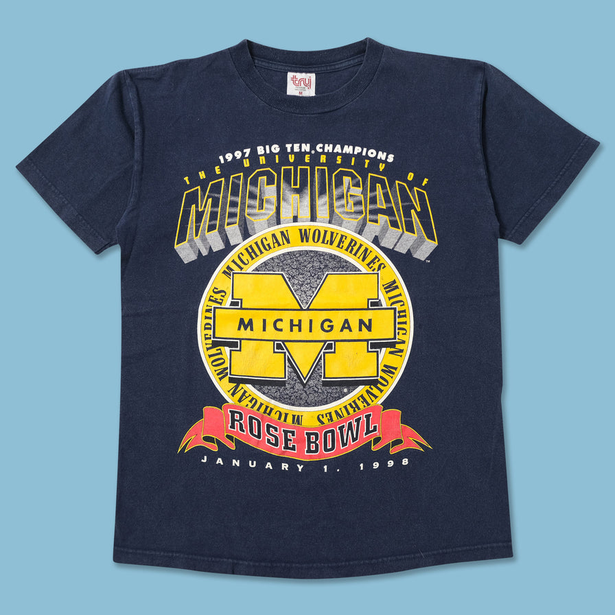 Vintage 1997 Michigan Wolverines T-Shirt Medium 