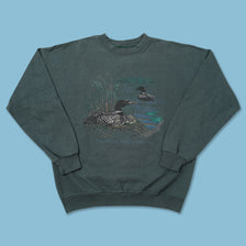 Vintage Ducks Sweater Medium 