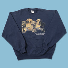 Vintage Dog Sweater Medium 