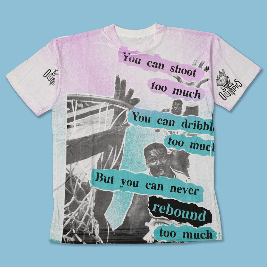 Vintage Basketball Rebound T-Shirt Medium 