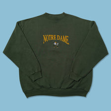 Vintage Notre Dame Sweater XLarge 
