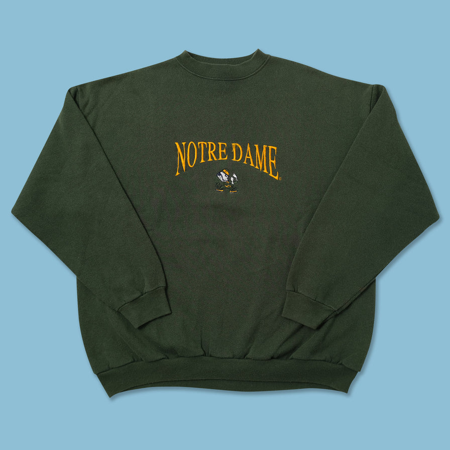 Vintage Notre Dame Sweater XLarge 