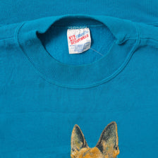 Vintage Dog Sweater Small 