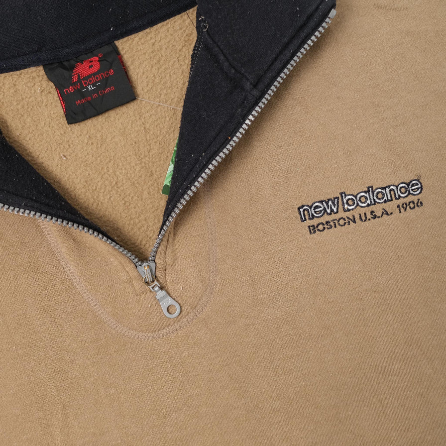 Vintage New Balance Q-Zip Sweater XLarge 