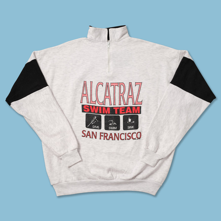 Vintage 1994 Alcatraz Q-Zip Sweater XLarge 