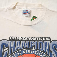 Vintage 1999 Uconn T-Shirt Large 