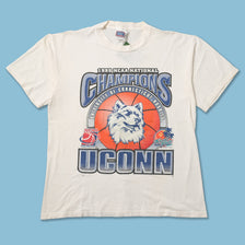 Vintage 1999 Uconn T-Shirt Large 