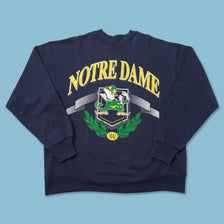 Vintage Notre Dame Sweater Medium 