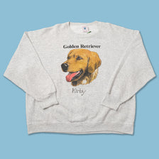 Vintage Golden Retriever Sweater XXLarge 