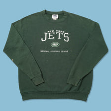 Vintage New York Jets Sweater Large 