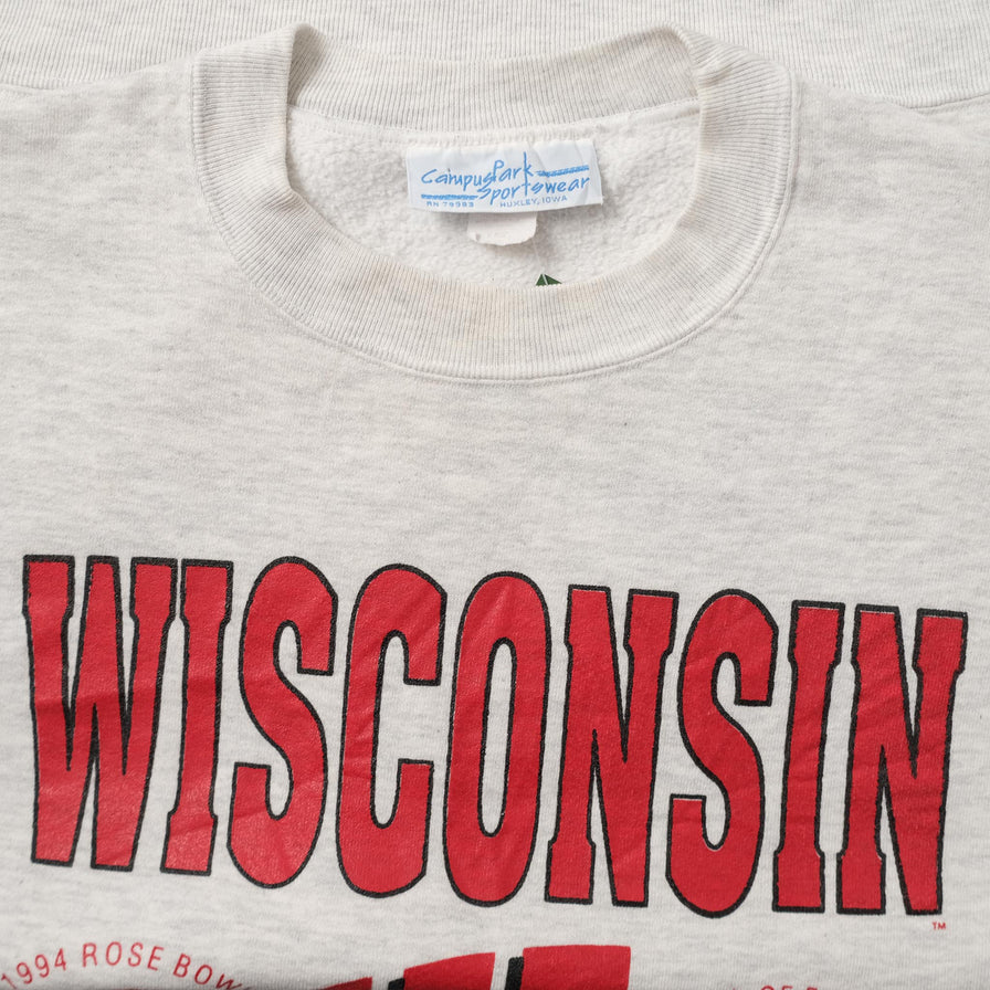 Vintage Wisconsin Badgers Sweater XLarge 