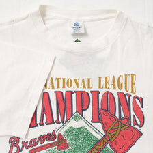 Vintage 1992 Atlanta Braves T-Shirt Medium 